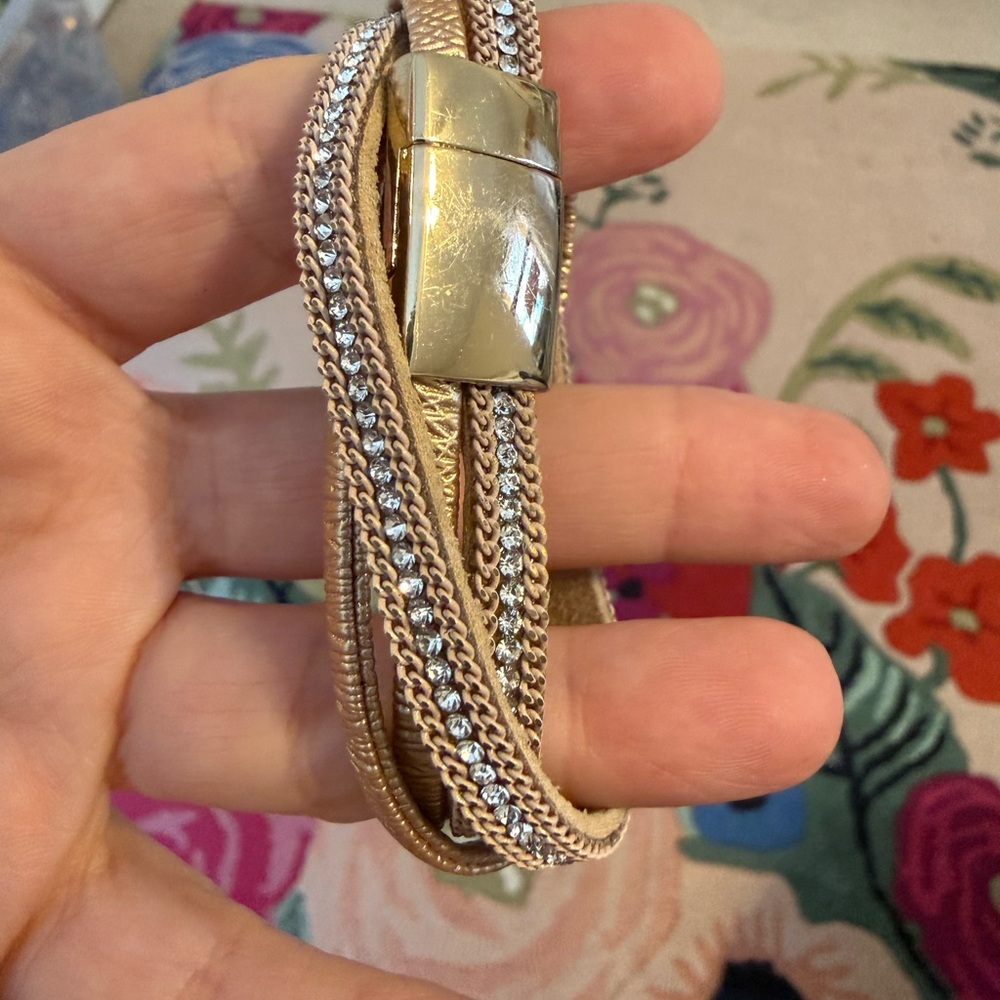 Champagne Gold and Silver Women's Bracelet